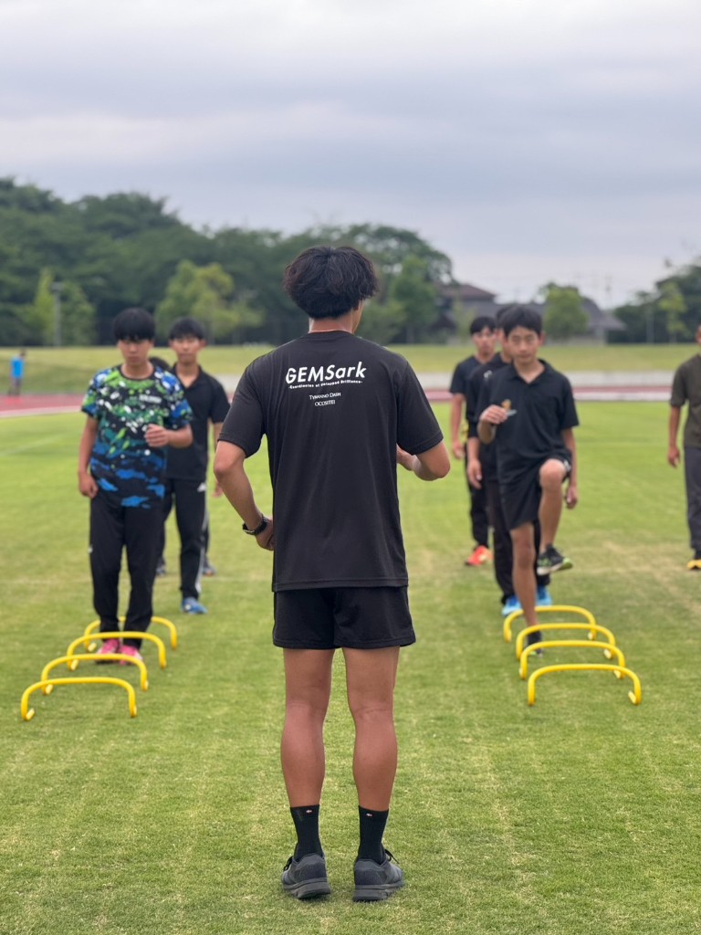 ハードル練習に向き合うGEMSark