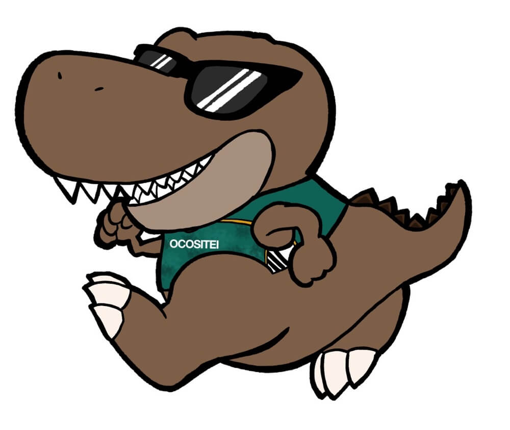 マスコットキャラ「ティラノくん」